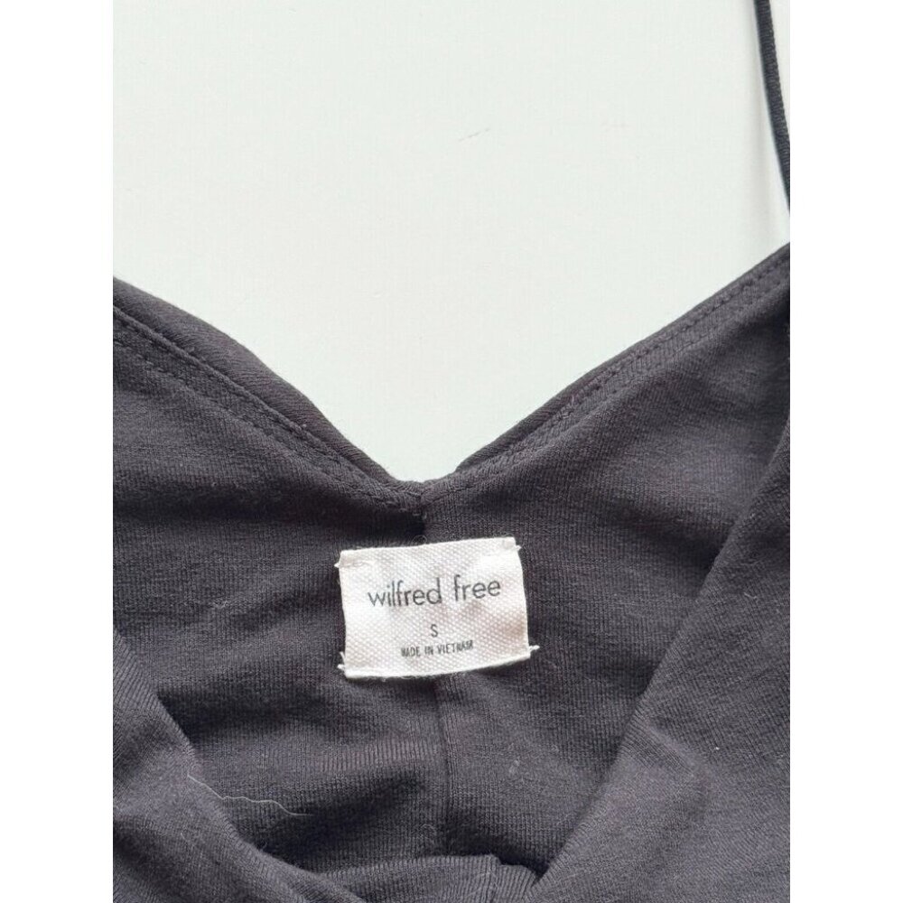 Aritzia WILFRED FREE Tiny Ruched Jersey Bodycon Mini Tank Dress, Size S - Picture 9 of 16